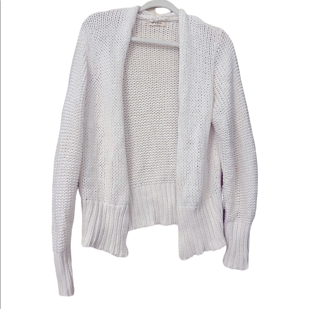 White Knit Cardigan
